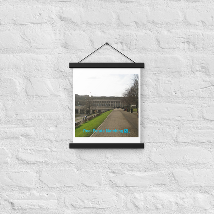 Majestic Palace Poster with hangers with realestatematching with key Logo