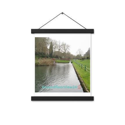 Lakeside Beauty Poster with hangers with groundfloorview24 with House Logo