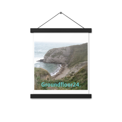 Sea & Hills Poster with hangers with Groundfloor24 without House Logo