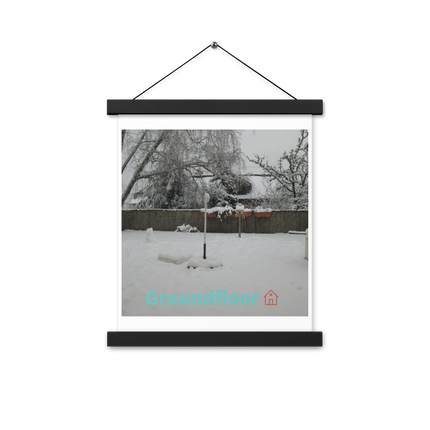 Winter Wonderland Poster with hangers with Groundfloor with House Logo