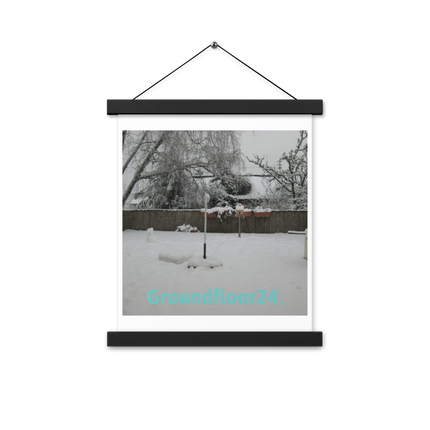 Winter Wonderland Poster with hangers with Groundfloor24 without House Logo