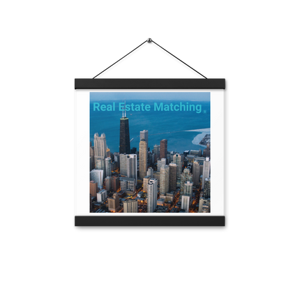 Beutiful Sinari Poster with hangers with Real Estate Matching Logo