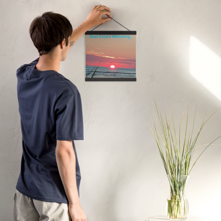 Beutiful Poster with hangers with Real Estate Matching Logo