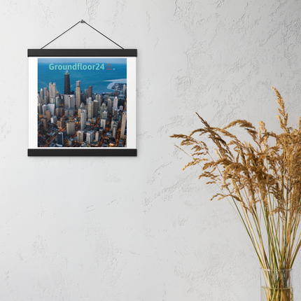Beutiful Sinari Poster with hangers with Groundfloor24 Logo