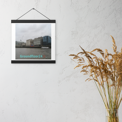 Beautiful Place Poster with hangers with Groundfloor24 Logo