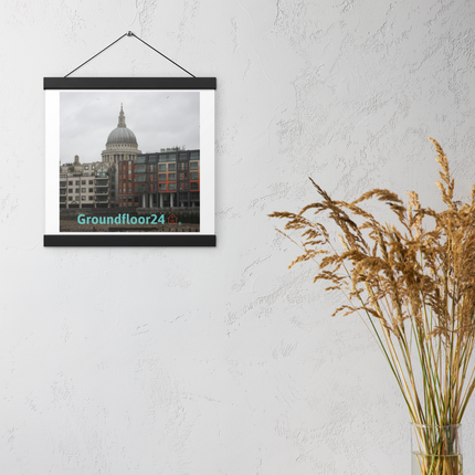 St. Paul's Cathedral Poster with hangers with Groundfloor24 Logo