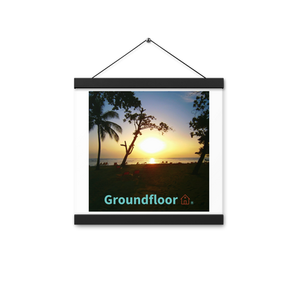 Beautiful Sea View Poster with hangers with Groundfloor with House Logo
