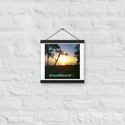Beautiful Sea View Poster with hangers with Groundfloor24 without House Logo
