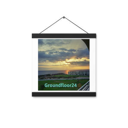 Natural View Poster with hangers with Groundfloor24 with House Logo