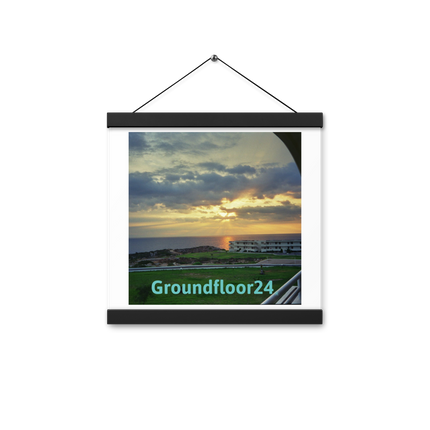 Natural View Poster with hangers with Groundfloor24 without House Logo