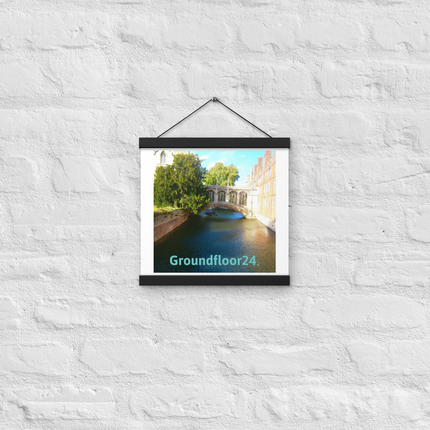 Beautiful Canel Poster with hangers with Groundfloor24 without House Logo