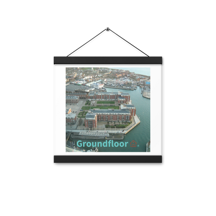 Nice City Poster with hangers with Groundfloor with House Logo