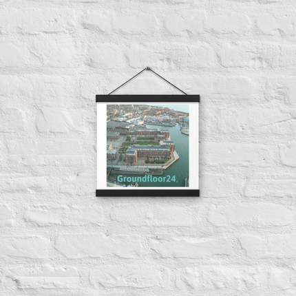 Nice City Poster with hangers with Groundfloor24 without House Logo