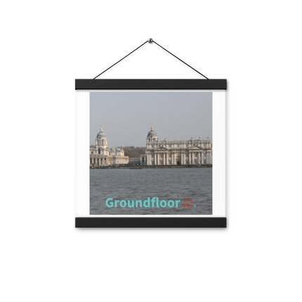 Riverside Beauty Poster with hangers with Groundfloor with House Logo