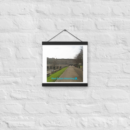 Majestic Palace Poster with hangers with realestatematching with key Logo