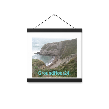 Sea & Hills Poster with hangers with Groundfloor24 without House Logo