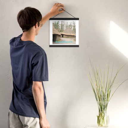 Village Charm Poster with hangers with Groundfloor24 without House Logo