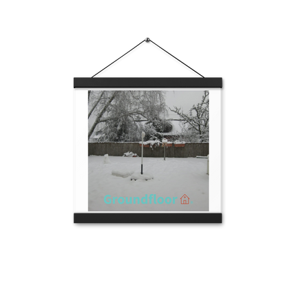 Winter Wonderland Poster with hangers with Groundfloor with House Logo