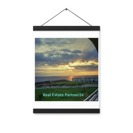 Natural View Poster with hangers with realestatepartner24 with house Logo