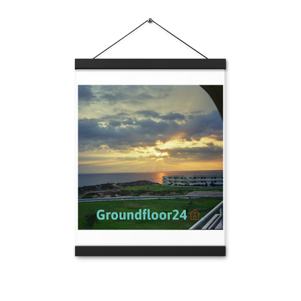 Natural View Poster with hangers with Groundfloor24 with House Logo