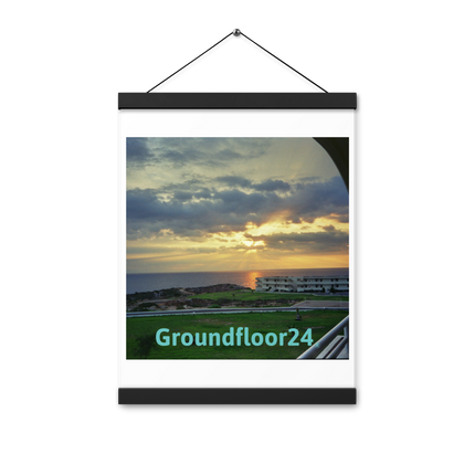 Natural View Poster with hangers with Groundfloor24 without House Logo