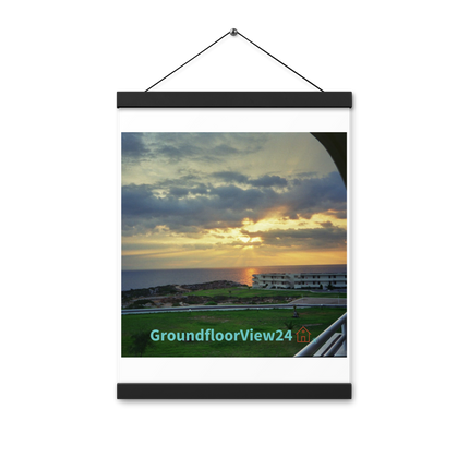 Natural View Poster with hangers with groundfloorview24 with House Logo