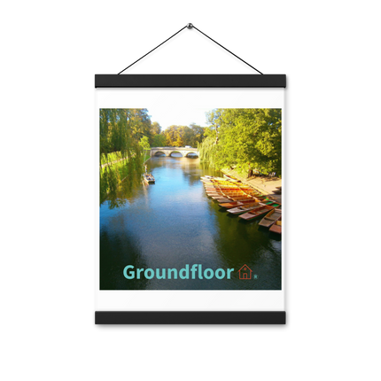 Beautiful Nature Poster with hangers with Groundfloor with House Logo