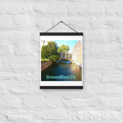 Beautiful Canel Poster with hangers with Groundfloor24 without House Logo