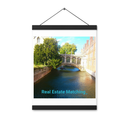 Beautiful Canel Poster with hangers with realestatematching without key Logo