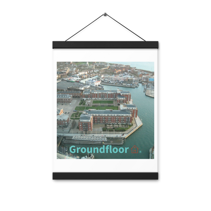 Nice City Poster with hangers with Groundfloor with House Logo