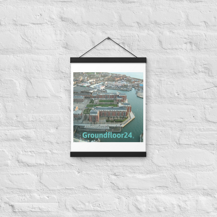 Nice City Poster with hangers with Groundfloor24 without House Logo
