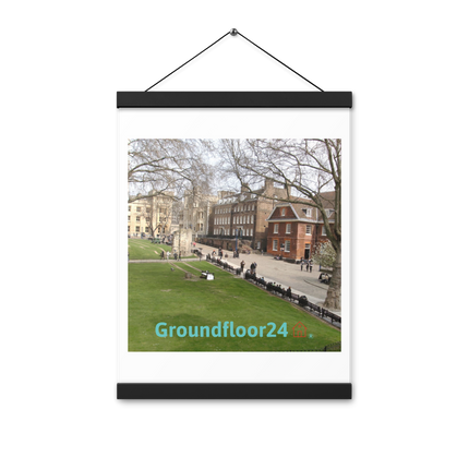 Beautiful Park Poster with hangers with Groundfloor24 with House Logo