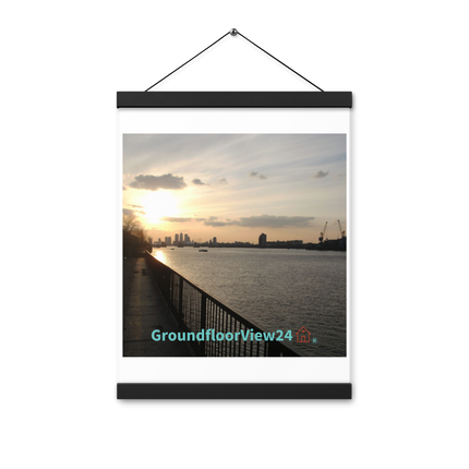 Awesome River View Poster with hangers with groundfloorview24 with House Logo