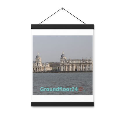 Riverside Beauty Poster with hangers with Groundfloor24 with House Logo