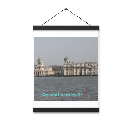 Riverside Beauty Poster with hangers with groundfloorview24 with House Logo