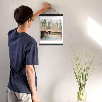 Village Charm Poster with hangers with Groundfloor24 without House Logo