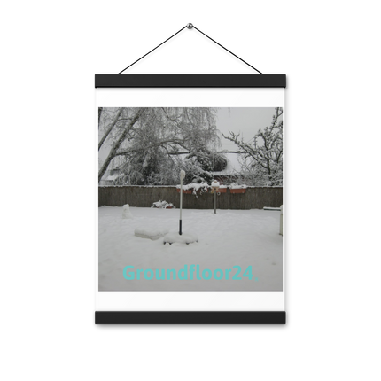 Winter Wonderland Poster with hangers with Groundfloor24 without House Logo