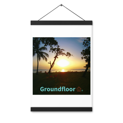 Beautiful Sea View Poster with hangers with Groundfloor with House Logo