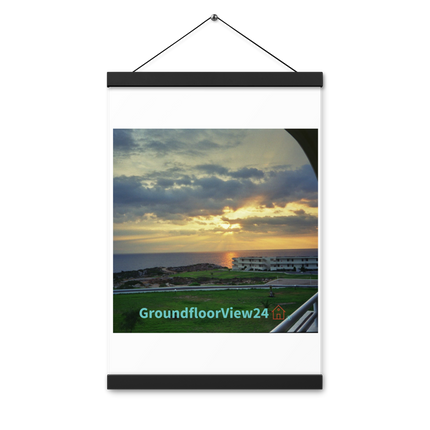 Natural View Poster with hangers with groundfloorview24 with House Logo