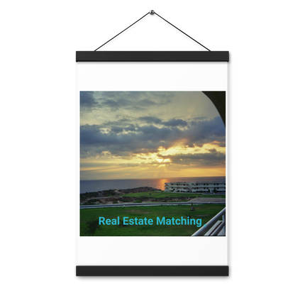 Natural View Poster with hangers with realestatematching without key Logo