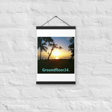 Beautiful Sea View Poster with hangers with Groundfloor24 without House Logo