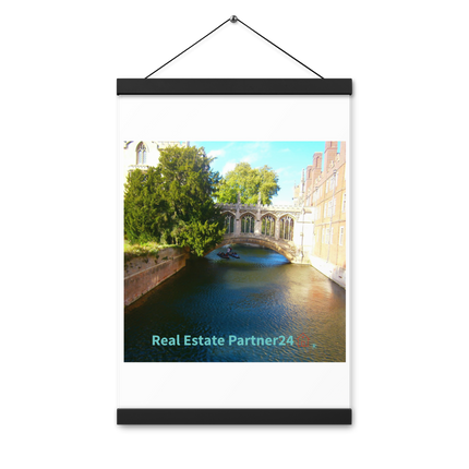 Beautiful Canel Poster with hangers with realestatepartner24 with house Logo