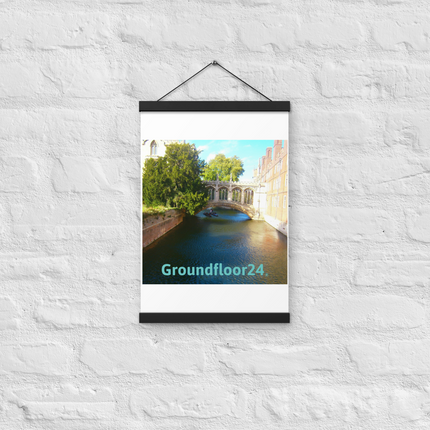 Beautiful Canel Poster with hangers with Groundfloor24 without House Logo