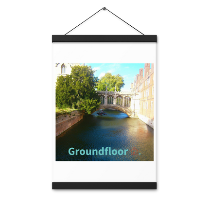 Beautiful Canel Poster with hangers with Groundfloor with House Logo