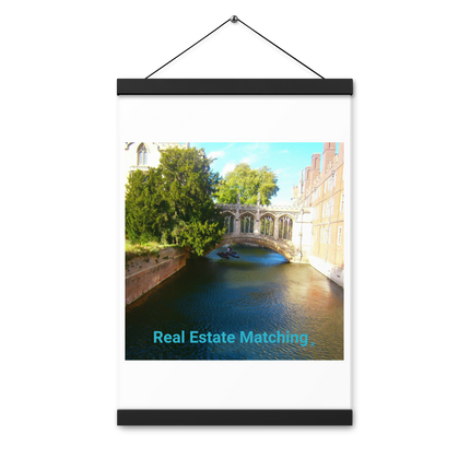 Beautiful Canel Poster with hangers with realestatematching without key Logo