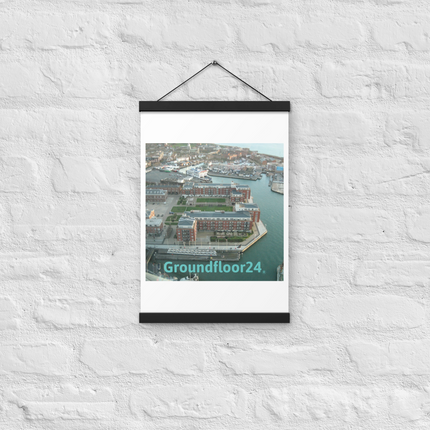 Nice City Poster with hangers with Groundfloor24 without House Logo