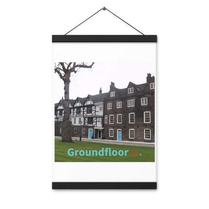 Beautiful Palace Poster with hangers with Groundfloor with House Logo