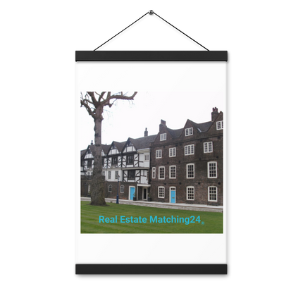 Beautiful Palace Poster with hangers with realestatematching24 without key Logo