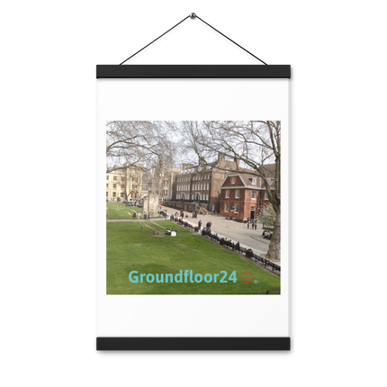 Beautiful Park Poster with hangers with Groundfloor24 with House Logo