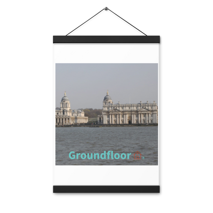 Riverside Beauty Poster with hangers with Groundfloor with House Logo